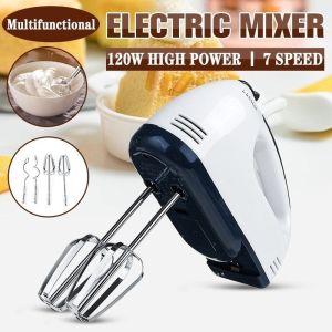 7 Speed Control Portable Baking Electric Hand Mixer Egg Beater Cream Milk Foaming Machine Whisk Egg Blender Whip Mixer and Baking Tool TEPUNG KEK PEMUKUL TELUR