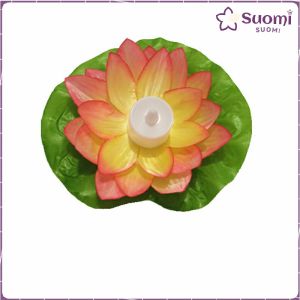 Suomi LED Waterproof Floating Lotus Light 17cm Night Lights Wishing Lamp