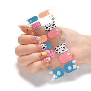 Nail Polish Strips Full Wraps Nail Stickers Self-Adhesive Nail Decals for Women and Girls Manicure DIY Nail Decorations