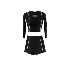 FISHERMAN Swimsuit Women Summer Bangkok Beachwear Korean Fashion Sports Ladies Conservative Swimwear Two Piece Set