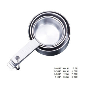 VK 10PCS 304 Stainless Steel Measuring Cups Kitchen Measuring Cup And Spoon Set Baking Tools Measuring Set