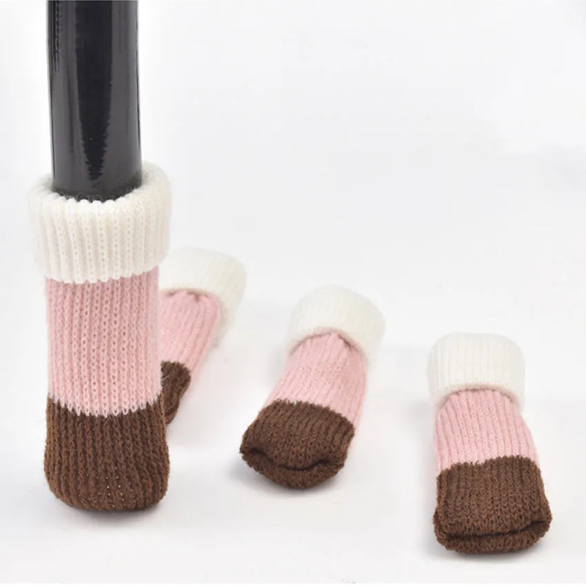 1Pc Furniture Socks Chair Elastic Knitted Socks Non Slip Chair Leg - Main Image