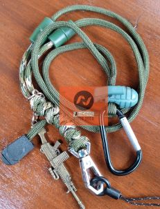 Ekslusive Multifunctional (Two in One) Camo Paracord GRN Strap for Handphone and Wallet