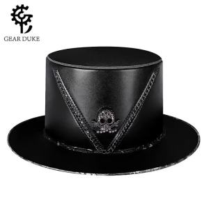 Sản phẩm mới Halloween: Mũ ảo thuật trung tính phong cách Punk Âu Mỹ mũ lễ phục quý ông đạo cụ nữ lấy cảm hứng từ Bác sĩ dịch bệnh.