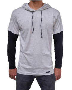 Kaos Polos Hoodie Double Layer /pria/wanita/size m.l xl /termurah/terlaris/terbaru/bandung - Lazada
