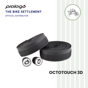 Prologo OctoToouch 3D Handlebar Tape for Road Bikes Black 3D Textured Grip - Official Distributor