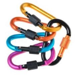 CARABINER ALLUMINIUM LIXADA LOCK WARNA GANTUNGAN CARABINER ACCESORIES KARABINER ALLUMINIUM