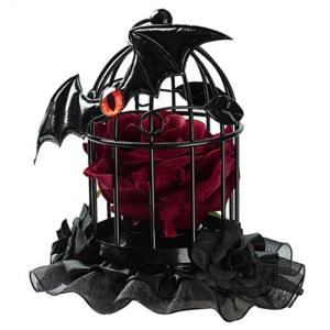 Artistic Gothic Style Miniature Top Hat Combining Metal Frame Structure And Breathable Polyester Material