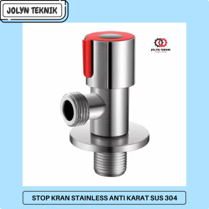 STOP KRAN CLOSET TOILET SHOWER WASTAFEL BIDET STAINLESS ANTI KARAT 201