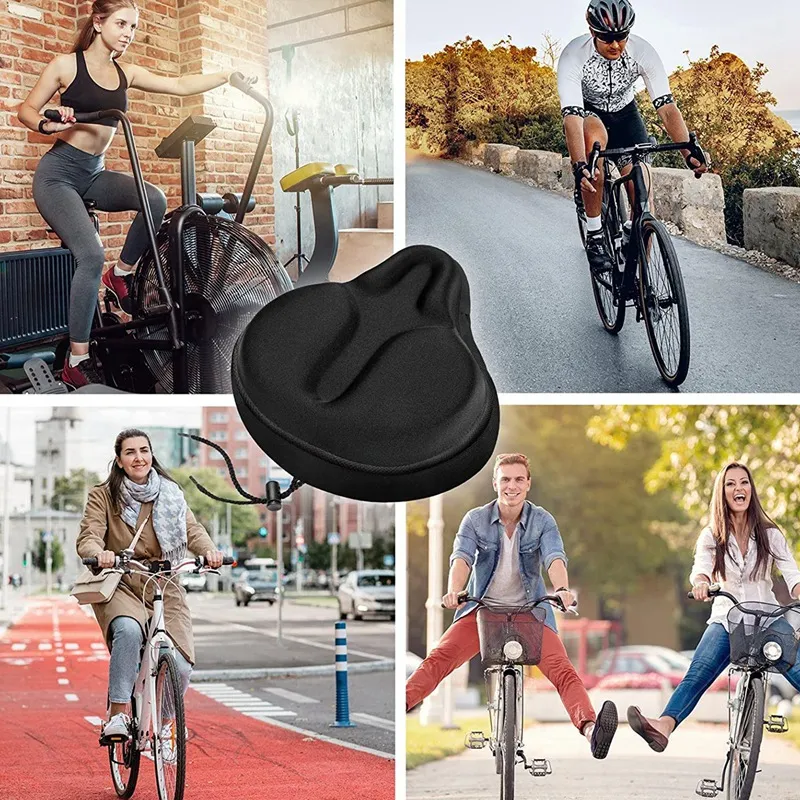 Seat Cover Bigger Seat For Peloton Bike Bike Seat Cushion Bike Seat Cover  For Bicycle Seat And Exercise