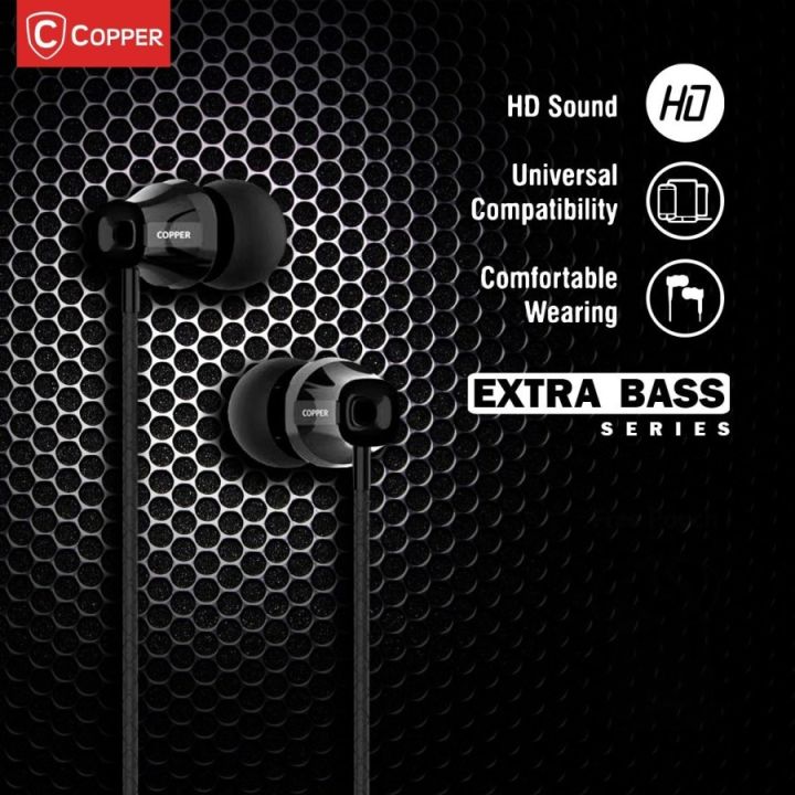 COPPER EXTRA BASS Series Earphone/Headset/Handsfree CP014 Lazada