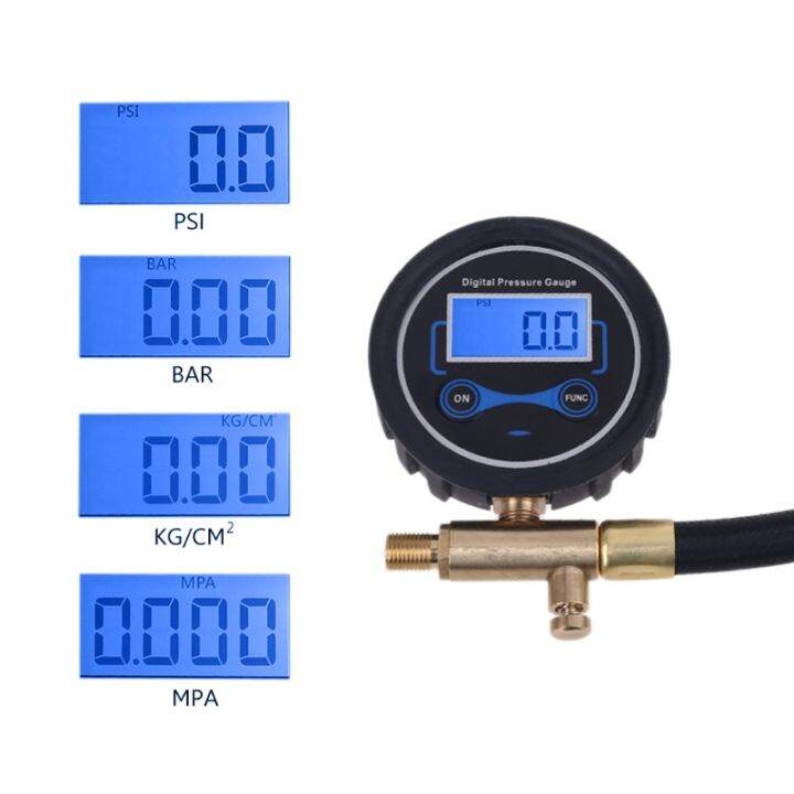 【YD】 Tire Pressure Gauge Compressor Inflating Tube Deflation | Lazada