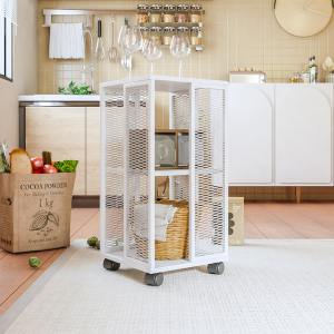 Koncept Furniture ชั้นวาง KC-PLAY รุ่น OMESON-2D เหล็กขาว (35x35x70 ซม.)