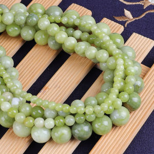 4/6/8/10/12mm Natural Stone Taiwan Green Jade Round Beads Loose Beads DIY Jewelry Making Earrings Necklace Bracelets Anklet