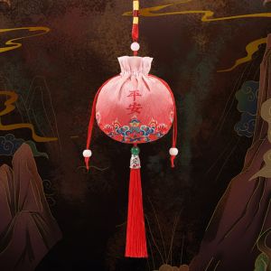 MAOMEI HOUSE Vải gấm Túi thơm Tết Trung Thu May mắn Làm thủ công Túi Phước Lành Kiểu Trung Hoa Quà tặng lễ hội Túi đựng đồ trang sức  dây chuyền dạng túi thơm Trang trí nhà cửa