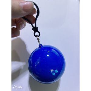 Raincoat Ball Disposable Raincoat Portable Raincoat with Key Chain Hook