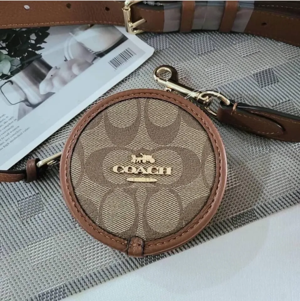 Coach PENNIE CROSSBODY W/ COIN CASE Signature shops Canvas