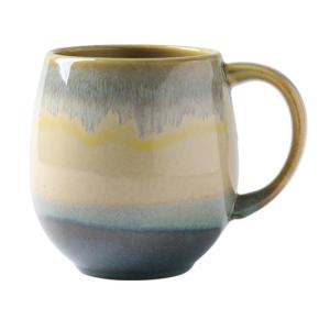 Coffee Mug with Handle Ceramics Dishwasher Friendly Cup Classical Vintage Gradients Glaze Design Homes Kitchen Essential