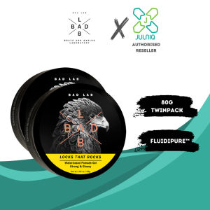 BAD LAB [LOCKS THAT ROCKS] Water-based Pomade GEL TYPE Strong & Glossy With Fluidipure™