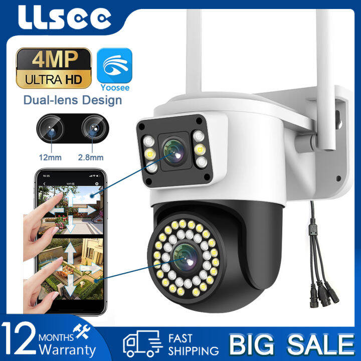 LLSEE, 8MP, 4K, Yoosee camera, CCTV WIFI, wireless outdoor camera, IP ...