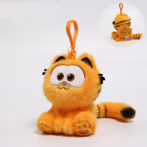 YF Cute Garfield plush pendant gift for girlfriend Backpack ornament keychain Anime peripherals FY
