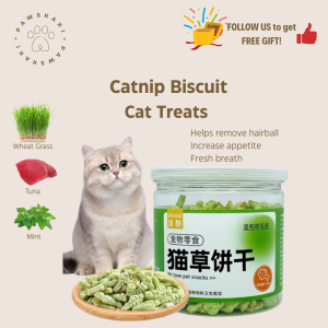 [SG Stock] High Nutrition Catnip Crispy Biscuit 120g Cat Treat Cat Snack Pet Treat