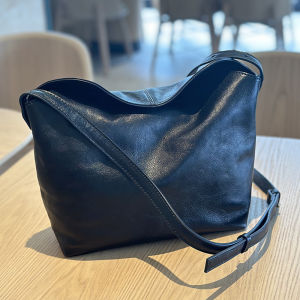 BeeGreen Women Soft Genuine Leather Shoulder Bag High Quality Commuter Bag Large Capacity Sling Bag