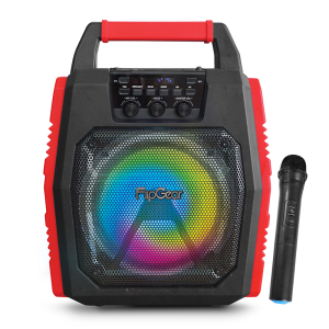 Vinnfier FlipGear Tango 202 Pro WM TWS Bluetooth Portable Speaker Wireless Karaoke Speaker with RGB Light Wireless Mic FM Radio / USB / TF Card