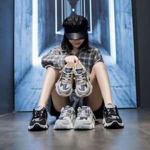 IDEALIFESHOES GROSIR [COD] SNEAKERS SEPATU WANITA IMPORT KOREA SNEAKERS TALI KEKINIAN 2022 TERMURAH FASHION