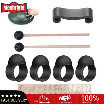 Mechright Bộ dùi trống đầu tròn chất liệu mềm RiToEasysports dành cho người mới bắt đầu học các buổi thực hành bộ gõ và sử dụng tại nhà