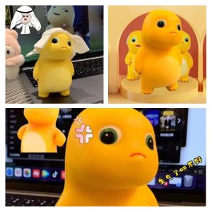 Little Milk Dragon Pinch Music/Decompression Toy Doll/Slow Rebound Little Milk Dragon Toy / Little Milk Dragon Ornament