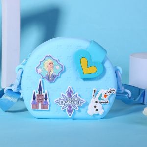 [Giao Nhanh 2H] Disney quà tặng túi đeo silicon cho bé hoạt hình mèo Kitty chuột Mic.key công chúa tuyết El.sa