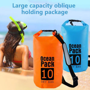 20L Outdoor PVC Waterproof Bag Diving Drifting Waterproof Bucket Bag Swimming Drifting Floating Bag