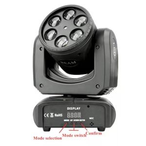 moving head six bee eye Beam + laser lampu panggung six bee head with laser