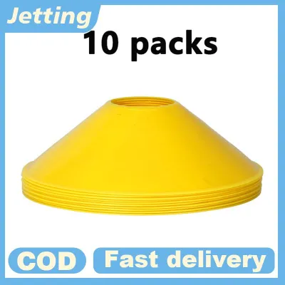 Jetting 10pcs Cone Set bóng đá thiết bị đào tạo cho Kid Pro Disc cones nhanh nhẹn tập thể dục trở ngại tránh thể thao đào tạo phụ kiện