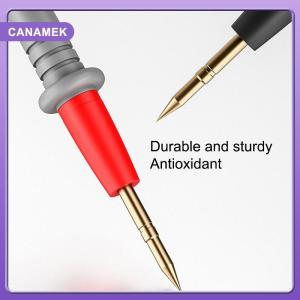 【CANAMEK】 Chất Lượng Cao Phổ Multimeter Kiểm Tra Dẫn Đầu Dò Cáp Dây Kiểm Tra Chì Dây Đầu Dò Dây Bút Kỹ Thuật Số Multimeter Thăm Dò Kiểm Tra Dẫn