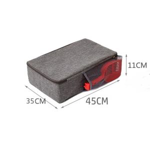 JUTBONG Waterproof Foldable Cat Litter Box Oxford Cloth Zipper Lid Portable Litter Box Easy Clean Travel Litter Box Outdoor Use
