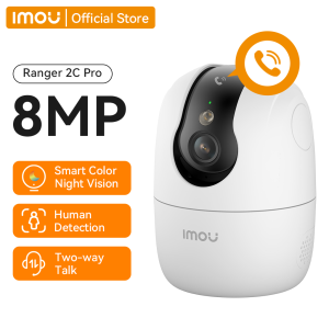 IMOU Ranger 2C Pro 8MP Indoor Camera Connect to Cellphone Baby Monitor with Audio Security CCTV WiFi One-Touch Call