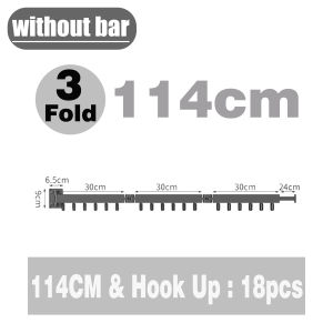 HEYMAN Balcony Hanging Rack 360° Adjustable Foldable Clothes Hanging Rack 200cm Wall Mounted Telescopic Outdoor Clother Drying Rack Rak Jemur Pakaian