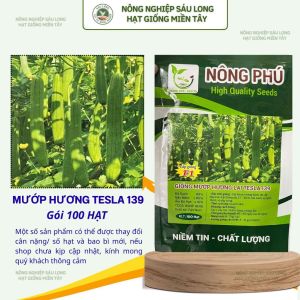 Hạt Giống Mướp Hương F1 TESLA 39 Gói 100 Hạt – Thơm Ngon Cây Khỏe Sai Trái Dễ Trồng