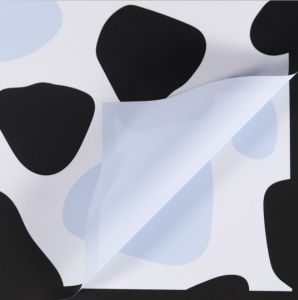 Kertas Buket Bunga Pastel Girrafe Pattern  Flower Wrapping Paper Ecer KB6099