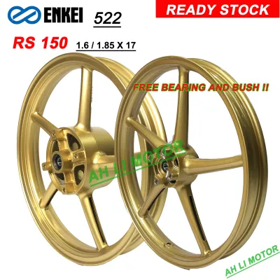 ENKEI SP522 RS 150 522 SPORT RIM PNP ADA BEARING DEPAN 1.6 BELAKANG 1.85 X 17