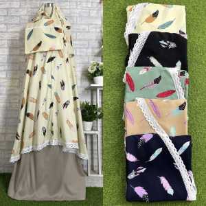 Mukenah Tropical Daily Jumbo Mukenah Daily Rayon Mukenah Halus Adem Trendy Free Tas Cantik Bayar Di Tempat