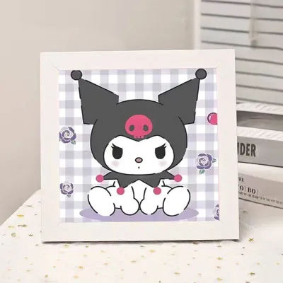 Kid 5D Diamond Painting Set 18*18cm DIY Cartoon Puzzle Crystal Diamond Painting Photo Frame Set Home Decoration