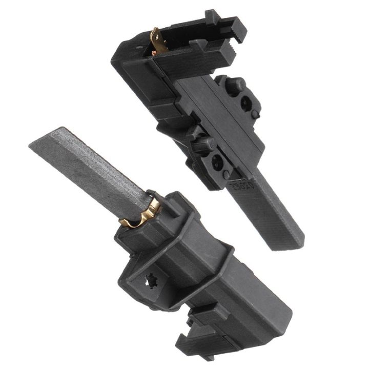 2 Spazzole In Carbonio Per Motore Lavatrice – 35x15 Mm, 59 Mm Totali, Compatibili Con Candy, Hoover, Indesit, Ceset, Sostituiscono 587848