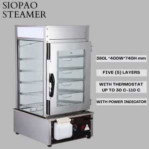 Siopao Steamer Dim sum Steamer Hotdog Steamer Commercial Steamer Foodcart Steamer-Electric