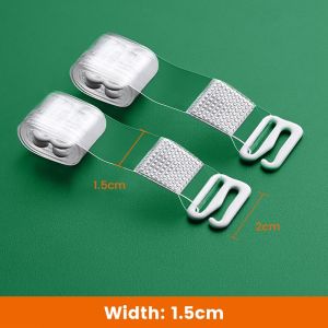 Transparent Invisible Non-Slip Underwear Bra Straps Width 0.1cm/1cm/1.2cm/1.5cm/1.8cm