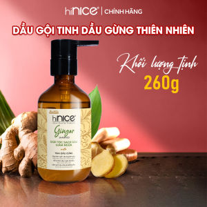 Dầu Gội Tinh Dầu Gừng Thiên Nhiên hiNICE Ginger Shampoo Hỗ Trợ Giữ Ẩm Sạch Gàu Da Đầu