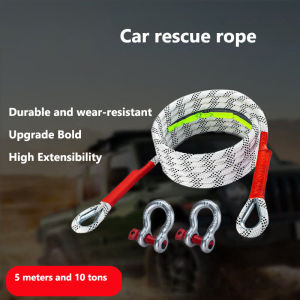 Premium Fire Extinguisher Package with 10 Tons Special Impact Resistant Tow Rope for Car Emergency Rescue