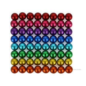 Magnetic Balls Set of 36/64 5mm Fun Stress Relief Desk Toy Educational Toy Color Buck Ball for Adults LA3PF-CHI-PH